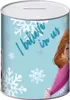 Disney Kovová pokladnička M 10x10x12 cm Frozen Průhledná Náhled obrázku produktu 4