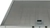 A close-up, angled view of a metal range hood filter. Produktbild-Vorschau