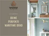 LS-LebenStil Wand-Deko Vogel 35cm Möwe Gold Alu Maritim Produktbild-Vorschau 5