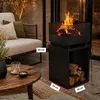 Terasové kachle BBQ Collection s komínom - sud na oheň s Náhľad obrázku produktu 3