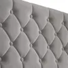 tectake® Polsterbett Sedona in Samtoptik mit Steppmuster Produktbild-Vorschau 9