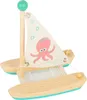 small Foot Wasserspielzeug Katamaran Oktopus aus Holz, Produktbild-Vorschau 2