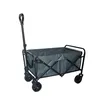 A gray collapsible wagon with a black frame and handle is shown against a white background. Náhľad obrázku produktu