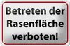 Blechschild Hinweis 18x12cm Betreten Rasenfläche verboten Produktbild-Vorschau 1