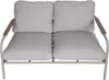 Aluminiowa ławka ogrodowa HWC-O11, 2-osobowa sofa ogrodowa, Podgląd zdjęcia produktu 16