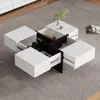 Tavolino – finitura lucida, dimensioni 70x70x35 cm, con Anteprima dell’immagine prodotto 1