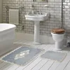 Mijolnir, Selonya D - Grigio, tappetino da bagno, grigio, Anteprima dell’immagine prodotto 1
