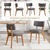 LVHOM Chaise rembourrée massive (lot de 2) recouverte de Voir les images du produit 8
