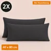Komfortec Premium Kissenbezug 40x80 cm – 2er Set – Produktbild-Vorschau 4