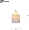 BEST SEASON 2 bougies LED Twinkle 4x6cm ivoire Voir les images du produit 9