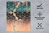 MuchoWow® Mauspad Mousepad Abstrakt - Würfel - Gold - Produktbild-Vorschau 2
