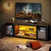 Modernes Lowboard von Bestier, 145cm für TVs bis 65 Zoll, Produktbild-Vorschau 5