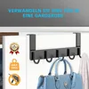 Türhaken, Türgarderobe zum Einhängen mit 5 Haken - Produktbild-Vorschau 2