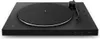 A black Sony turntable is shown from a slightly elevated, front-left angle against a white background. Produktbild-Vorschau