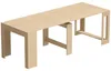 Table extensible, table console extensible, aspect bois, Voir les images du produit 12