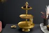 Elegante Etagere ORIENT 50cm gold im Wild Hammerschlag Produktbild-Vorschau 2