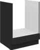 Küchen Herdunterschrank 60 cm SIENA Schwarz Küche Produktbild-Vorschau 1