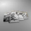 Bild auf Leinwand - Leinwandbild - 4 Teile - Monochrom Produktbild-Vorschau 2