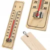 Holz Thermometer Außen Innen Außenthermometer Draußen Produktbild-Vorschau 1