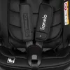 A close-up view of a black car seat harness and padding. Podgląd zdjęcia produktu