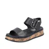 Rieker Sandalen Plat  Sandalen Plat - Zwart - Maat 40 Produktbild-Vorschau 21
