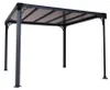Gazébo tonnelle plate 9.5m² gris anthracite - Palram - Voir les images du produit 6