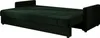 A dark green sofa bed is shown from a side-angle on a white background. Produktbild-Vorschau