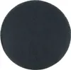 A close-up, top-down view of a circular black activated carbon filter. Produktbild-Vorschau
