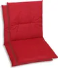 Two red chair cushions are shown side-by-side against a white background. Produktbild-Vorschau