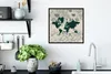 MuchoWow® MuchoWow® Gerahmtes Poster Weltkarte - Blumen - Produktbild-Vorschau 2