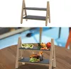 Etagere Schiefer Holz 2 Etagen 32x18x28cm Gestell Produktbild-Vorschau 1