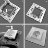 Collage of four images showing the steps of assembling a wall socket frame and insert. Náhľad obrázku produktu