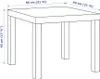 Ikea Lack Tisch 55x55cm Schwarz Produktbild-Vorschau 2