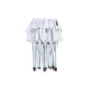 A folded white canopy tent frame with dark gray accents. Produktbild-Vorschau