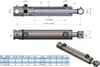 Hydraulikzylinder Doppeltwirkend mit Querbohrung  - Produktbild-Vorschau 2