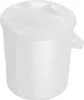 A white plastic diaper pail with a lid and a handle on the side, shown against a white background. Produktbild-Vorschau