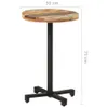 Tavolo da bistrot rotondo Ø50x75 cm in legno massiccio di Anteprima dell’immagine prodotto 5