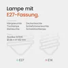 Vito Lighting E27 LED-Lampe ST64 8W 800lm 2500K extra Produktbild-Vorschau 5
