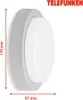 LED Außenleuchte Bewegungsmelder IP44 12 W silber Produktbild-Vorschau 4