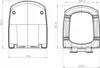 Toilettensitz kompatibel mit Cersanit Carina 44cm x35cm Produktbild-Vorschau 7