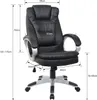A black office chair with dimensions indicated by measurement lines and text. Produktbild-Vorschau