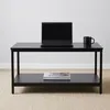Tavolino Relaxdays, con ripiano, in legno e metallo, con Anteprima dell’immagine prodotto 5