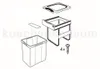 Collecteur de déchets Hailo 3668421 TE Swing Easy-Cargo 42 Voir les images du produit 6