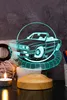 GESCHENKELAMPE LED Nachttischlampe Klassische Automobile Produktbild-Vorschau 10