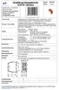 A technical data sheet with diagrams and specifications for an electrical component. Produktbild-Vorschau