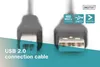 Digitus USB-A – USB-B Anschlusskabel, 1,8m, 1,8 m, USB A, Produktbild-Vorschau 3