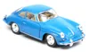 Porsche 356B Carrera 2 blau Modellauto ca. 12 cm Produktbild-Vorschau 1
