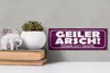 Holzschild Spruch 27x10cm Geiler Arsch Schade um`s Gesicht Produktbild-Vorschau 5