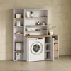 Waschmaschinenschrank Livinity Paolina Weiß/Artisan 93.6 x Produktbild-Vorschau 4