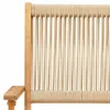 3-tlg. Bistro-Set Beige Polypropylen und Massivholz Produktbild-Vorschau 9